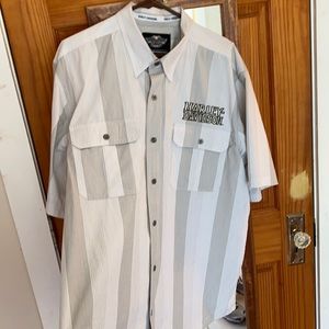 Harley Davidson short sleeved button up shirt XXL